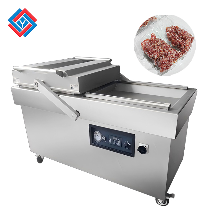 连续真空包装机JYB-600(凹平槽)